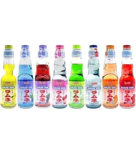 Amazon.com : RAMUNE Japanese Soft Drink Variety, 8-Pack, 6.76